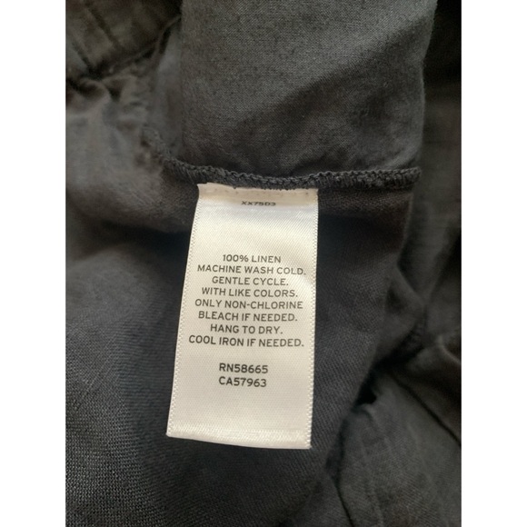 Caslon Linen Drawstring Pants Women’s Petite Medium - Picture 4 of 4